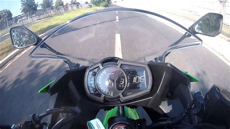 KAWASAKI NINJA 400 2018 acceleration 0-100 full stock - YouTube