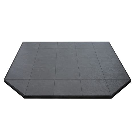 Boxed Hearth Pad Kit 60 in. Corner/Square Volcanic Sand-HS60VS - The ...