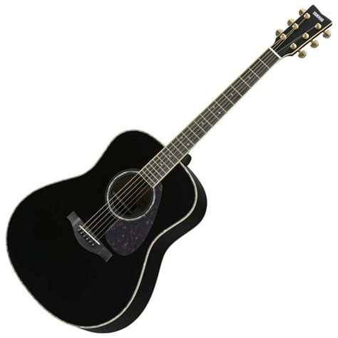 Yamaha LL16ARE Acoustic Guitar, Black at Gear4music.com