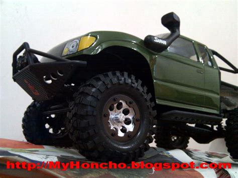 My Axial SCX 10 - Honcho - TR: SCX10 Honcho mods - wheel wells, motor ...