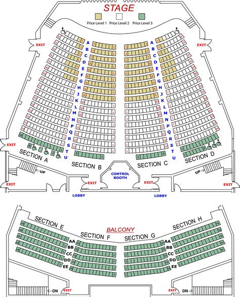 Seating Chart - Flagler Auditorium