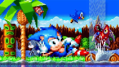 Sonic Mania Plus: Enhanced Green Hill Zone - YouTube