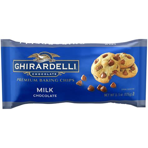 Ghirardelli Milk Chocolate Baking Chips, 11.5 oz - Walmart.com