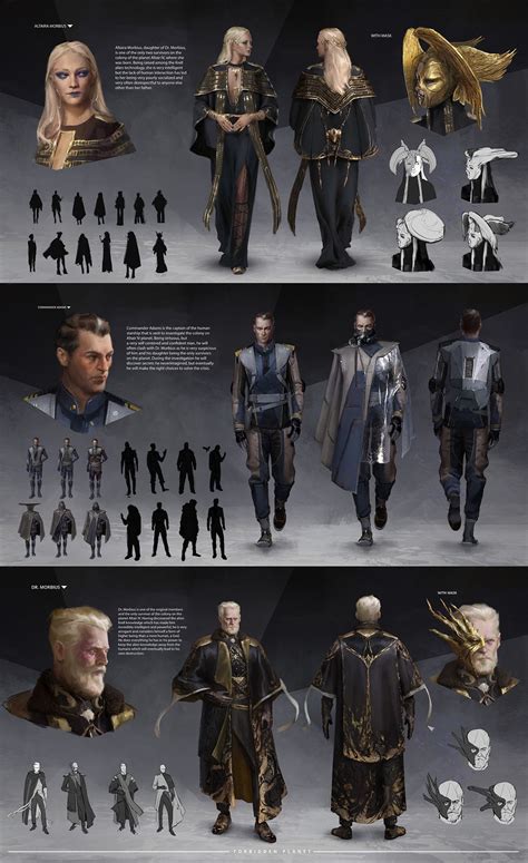 Forbidden Planet - Characters by Krist Miha | Forbidden planet ...