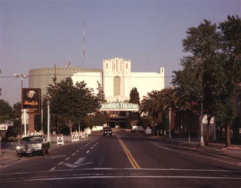 Sun sets on the vacant Alhambra Theatre, 1973 : r/Sacramento