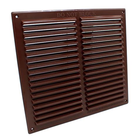 Louvre Vent Cover 9x9 Brown by Rytons | i-sells