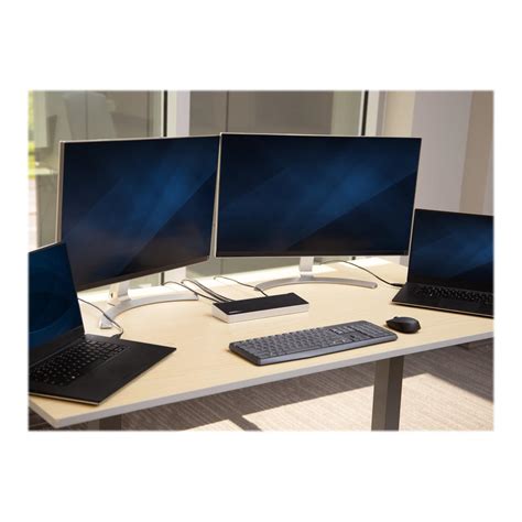 StarTech.com Dual Monitor KVM Docking Station - for Two Laptops - 4K ...