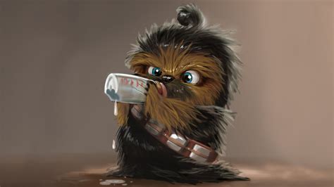 chibi, Milk, Baby Animals, Star Wars, Chewbacca Wallpapers HD / Desktop ...