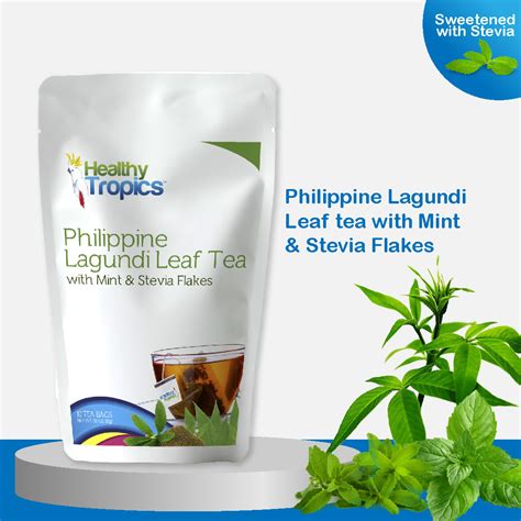 Healthy Tropics Lagundi Leaf Tea with Mint and Stevia Flakes | Lazada PH