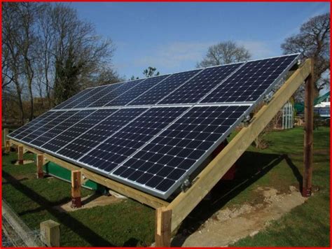 diy solar panel ground mounting frames - Treats Weblogs Slideshow