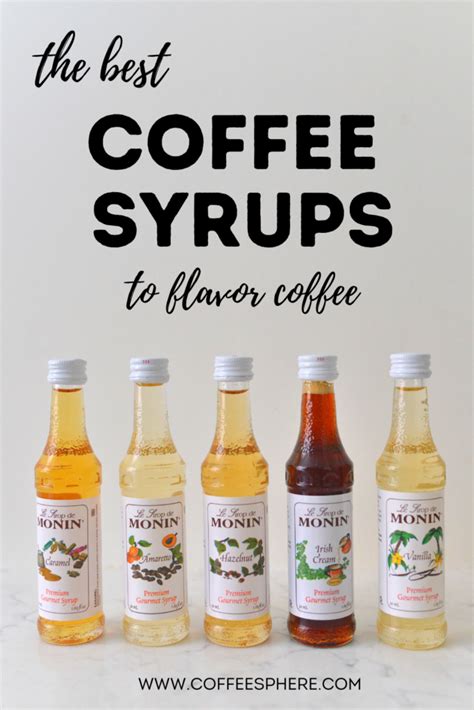 best flavored coffee syrups - Dallas Breeden