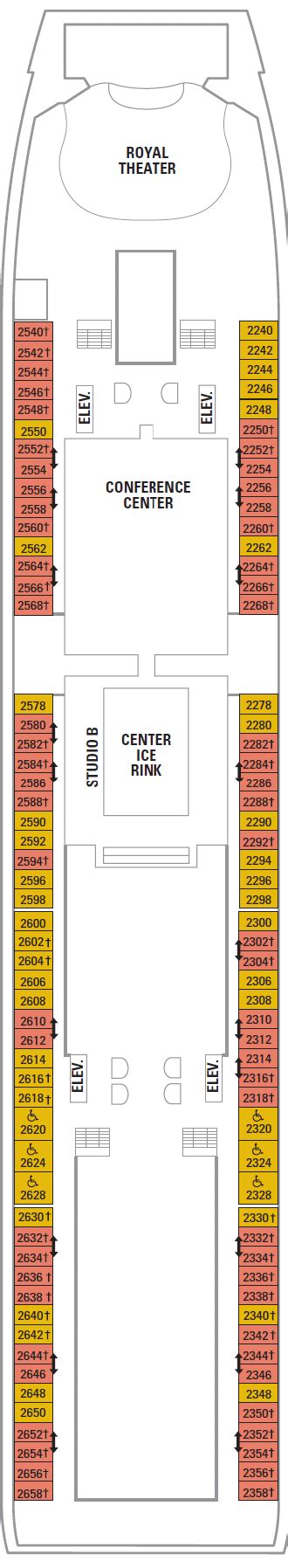 Deck 2 - Navigator of the Seas Deck Plans | Royal Caribbean Blog