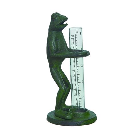 Cast Iron Frog Rain Gauge | Ivystone