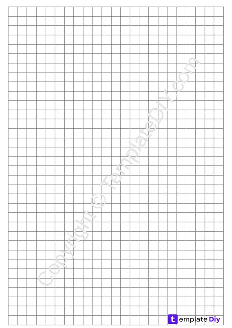 Full Page Graph Paper/Grid Paper Printable Template in PDF | Graph ...