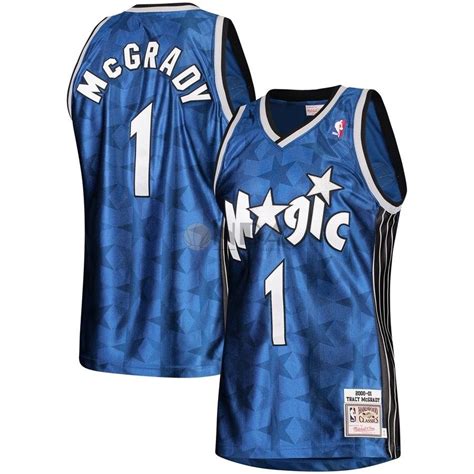 Camisetas NBA Orlando Magic 1 Tracy McGrady Azul Hardwood Classics 2000 ...