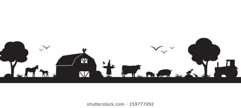 Image result for farm silhouette | Farm logo, Silhouette clip art, Farm ...