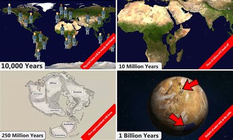 Video reveals what the world be like in ONE BILLION years | Daily Mail ...