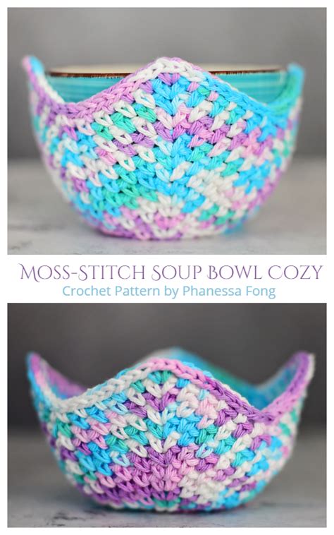 Bowl Cozy Hot Pad Free Crochet Patterns - DIY Magazine | Cozy crochet ...