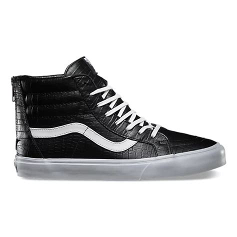 Croc Leather SK8-Hi Zip CA | Shop at Vans