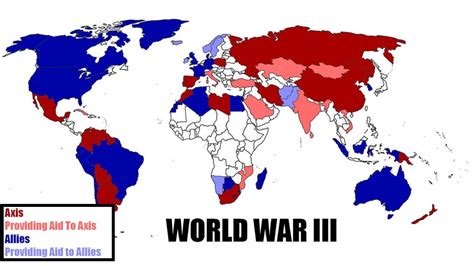 My World War 3 map: Allies VS Axis : DrewDurnil