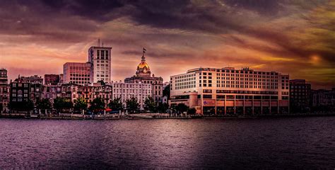 Savannah River Front Sunset Photograph by Norma Brandsberg - Pixels