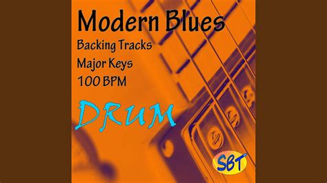 Modern Blues Drum Backing Track in D Major - YouTube