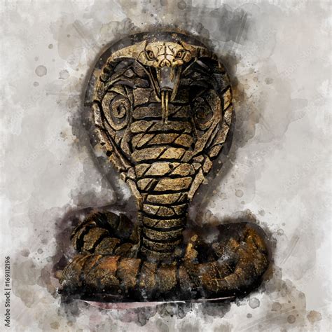 Cobra snake , animal concept. Can be used for wallpaper, canvas print ...