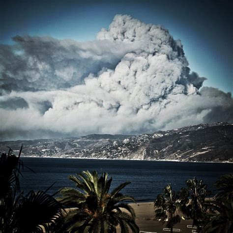 In pictures: There's a volcano erupting near Santa Monica - Strange Sounds