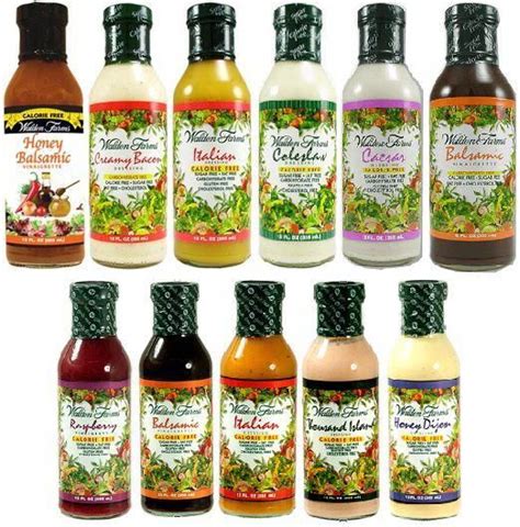 Walden Farms Calorie Free Salad Dressings in 2020 | Salad dressing ...