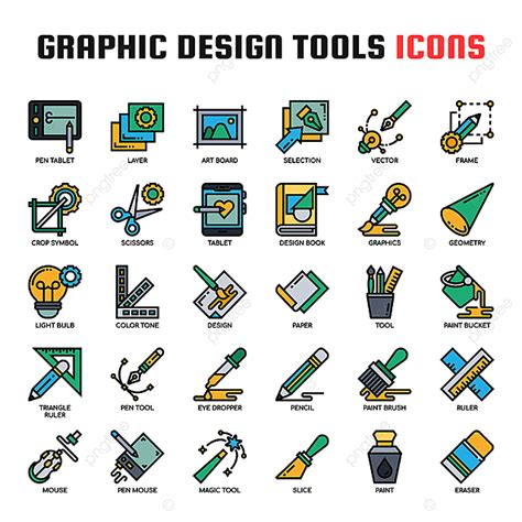 Graphic Design Tool Vector Hd PNG Images, Graphic Design Tools, Layer ...