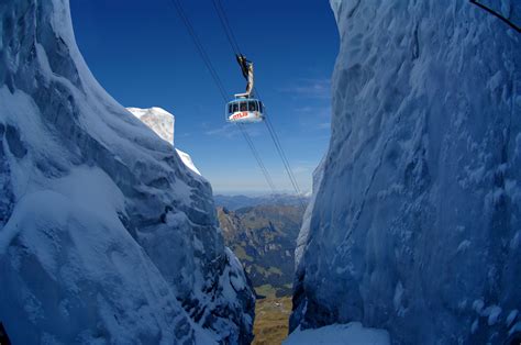 TITLIS Glacier and Rotair in Engelberg, Switzerland Mount Titlis ...