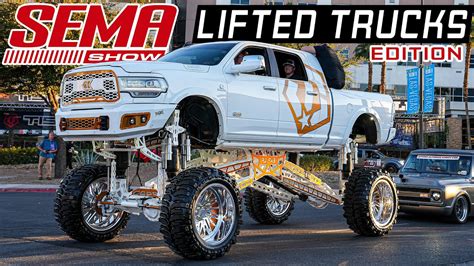 SEMA LIFTED TRUCK ROLL OUT CRUISE 2021 EXCLUSIVE (PART 1) - YouTube