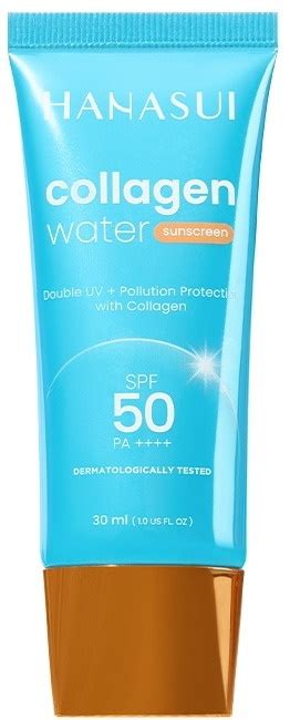 Hanasui Collagen Water Sunscreen SPF 50 Pa++++ ingredients (Explained)