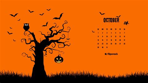 🔥 Download October Calendar Wallpaper For Desktop Background by ...