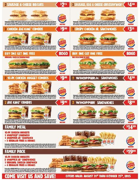 Coupons are back at BK Nassau | Free food coupons, Fast food coupons ...