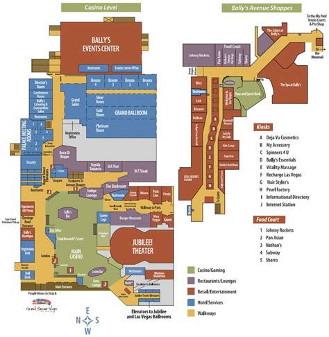 Bally's atlantic city casino floor map - joaem