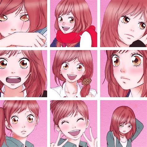 anime expressions happy - Google Search | Ao haru ride, Ragazza manga ...