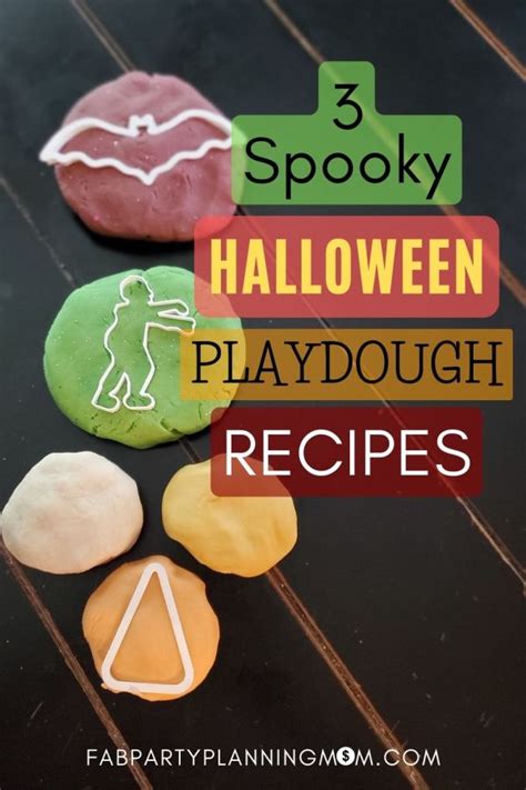 Halloween Playdough – 3 Spooky Recipes For Kids - FAB Party Planning Mom