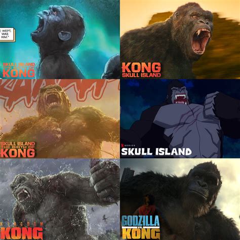 Evolution of Monsterverse Kong | Godzilla vs. Kong | Know Your Meme