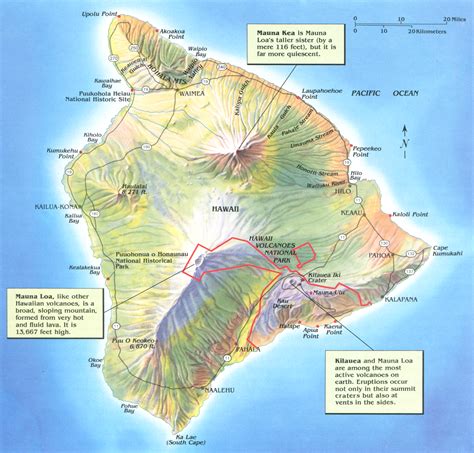 Hawaii Volcano National Park Map - Maps Model Online