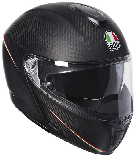 AGV Sportmodular Carbon Tricolore Helmet - Cycle Gear