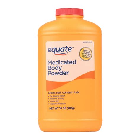 Equate, Medicated Body Powder, 10 Oz. - Walmart.com - Walmart.com