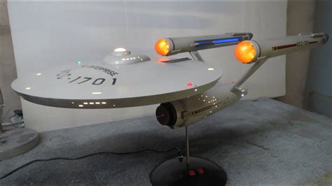 Polar Lights 1: 350 Scale Star Trek TOS U.S.S. Enterprise #45 Finished ...