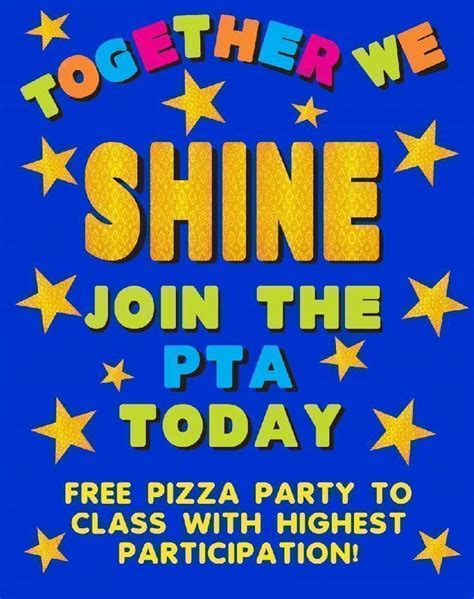 Make a Poster about PTA Membership Drive | PTA Poster Ideas | Pta ...