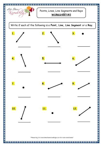 Free Printable Segment Worksheets