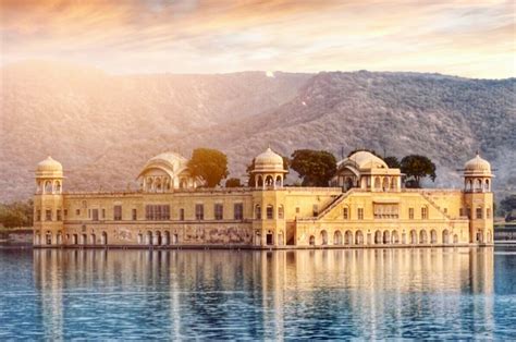 Jaipur Floating Palace sunset | India travel, Amer fort, India gate