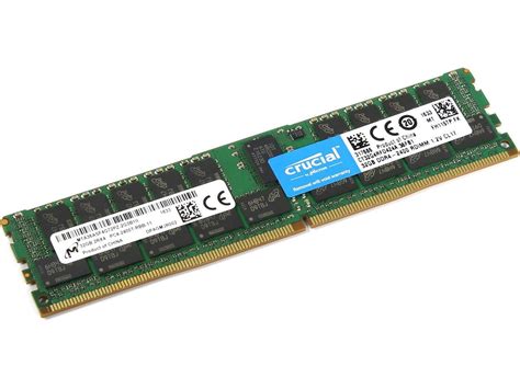 Crucial 32G 288-Pin DDR4 SDRAM ECC Buffered / Registered DDR4 2400 (PC4 ...