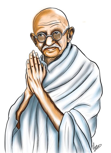 How To Draw Mahatma Gandhi Sketch at Drawing Tutorials