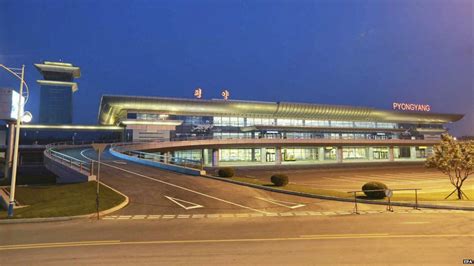 North Korea unveils gleaming new airport for Pyongyang - BBC News