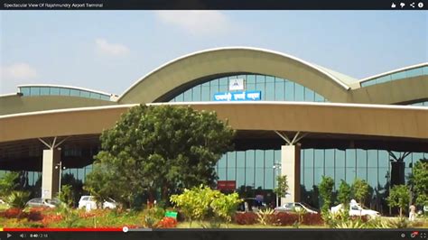 Spectacular View Of Rajamahendravaram Airport Terminal - YouTube